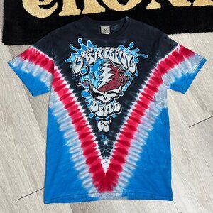 2010 Grateful Dead '65 Liquid Blue Tie-Dye Men's T-Shirt - Size Medium